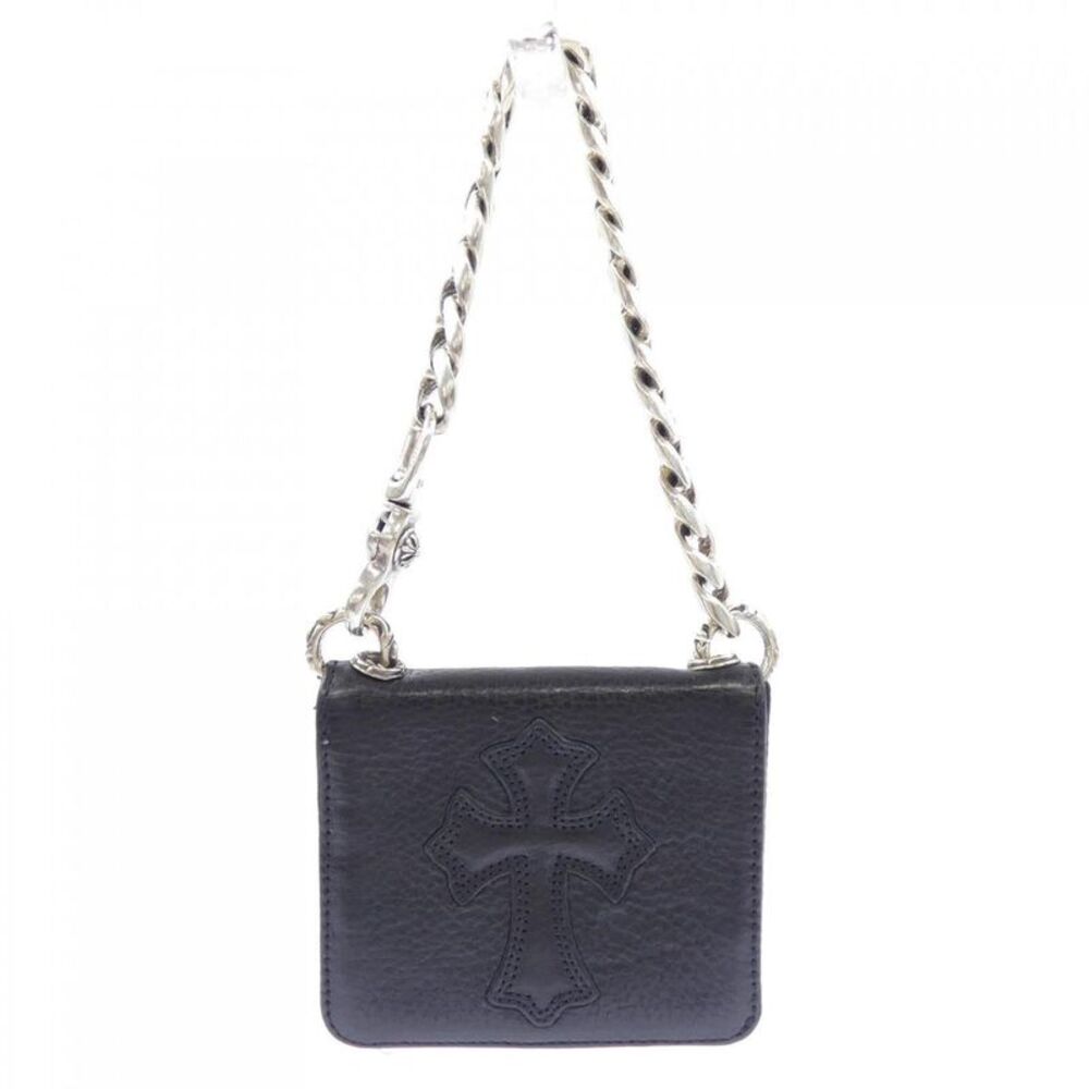 Chrome Hearts TV MAN Leather Wallet
